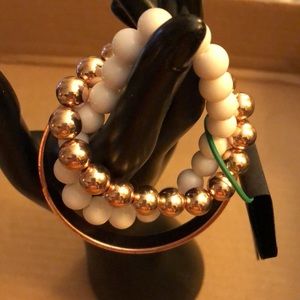 KOHLS METAL SET OF THREE BRACELETS